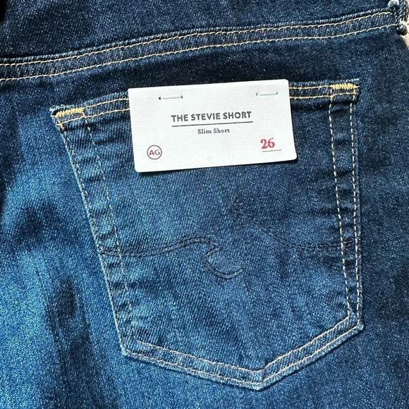 AG Stevie Short Women’s 26 Dark Wash Denim Shorts NWT - Picture 8 of 8